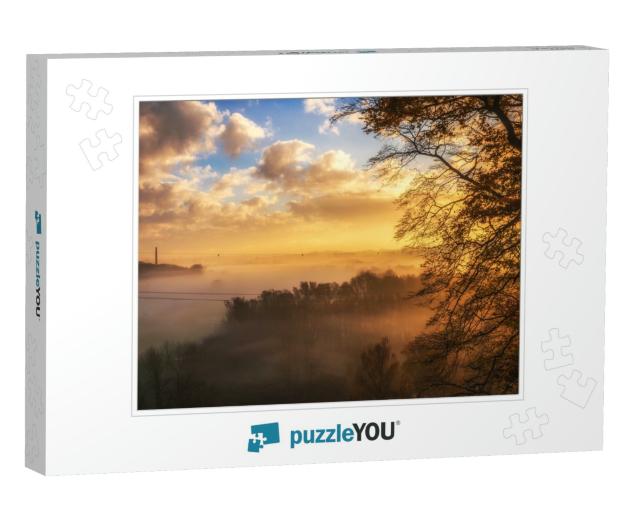 Sunrise Over the Beautiful Valley... Jigsaw Puzzle