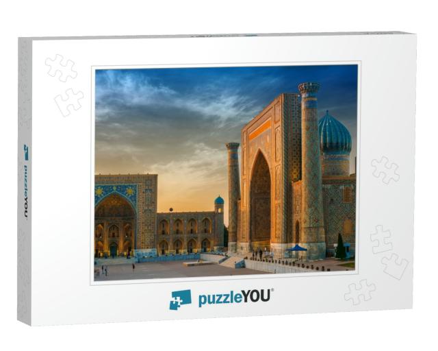 Registan, an Old Public Square in the Heart of the Ancien... Jigsaw Puzzle