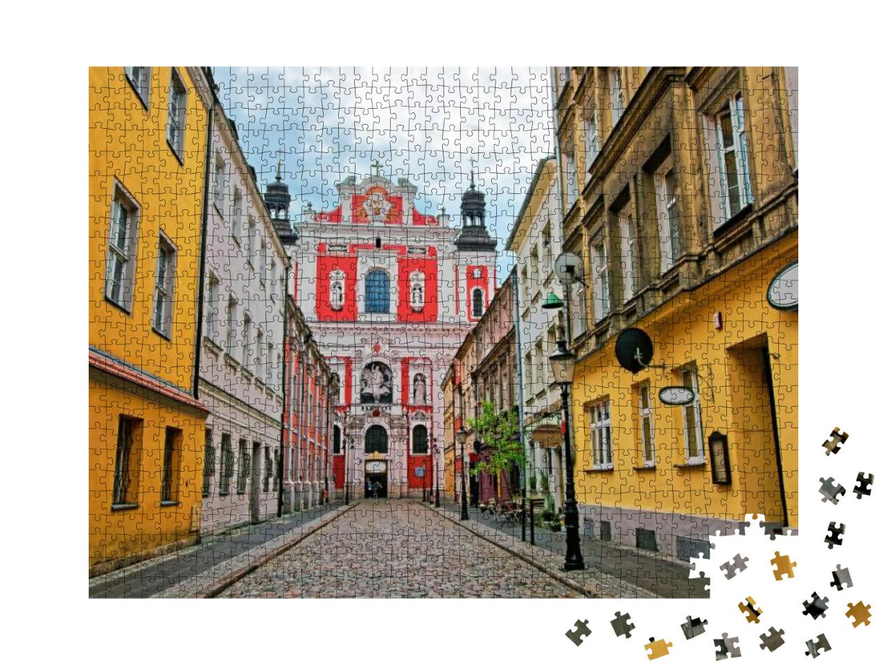 Saint Stanislaus Church on the Old Town, Poznan, Poland... Jigsaw Puzzle with 1000 pieces