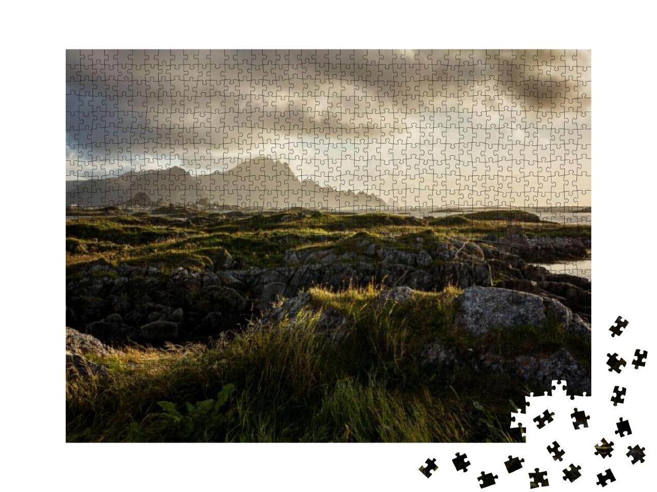 Andenes Beach in Vesteralen Islands Archipelago in Northe... Jigsaw Puzzle with 1000 pieces