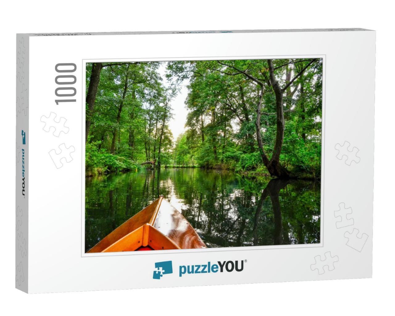 Landscape with Rivers & Forest in the Spreewald in Brande... Jigsaw Puzzle with 1000 pieces