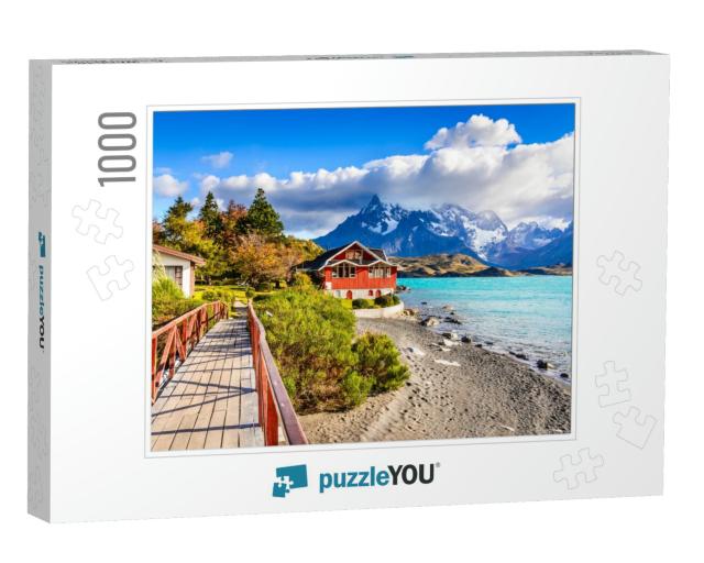 Patagonia, Chile - Torres Del Paine & Lago Pehoe, in the... Jigsaw Puzzle with 1000 pieces