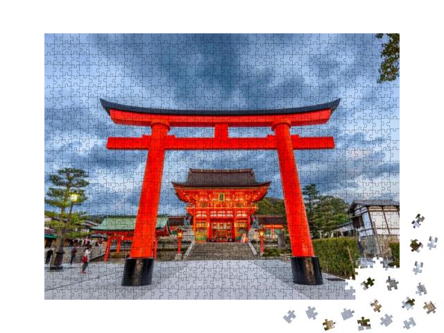 Fushimi Inari Shrine in Kyoto, Japan... Jigsaw Puzzle with 1000 pieces