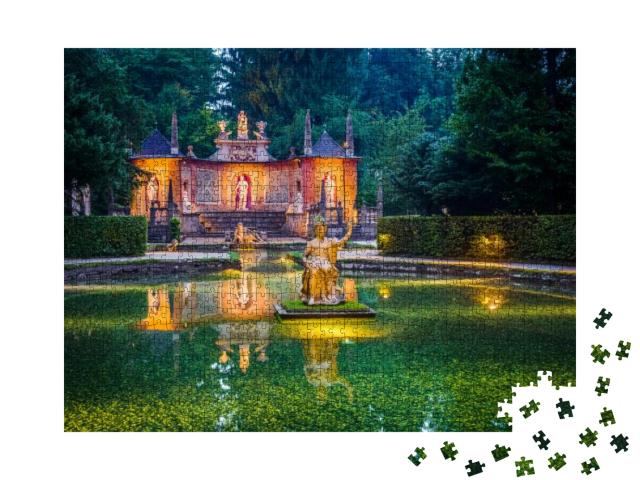 Hellbrunn Palace, an Early Baroque Villa of Palatial Size... Jigsaw Puzzle with 1000 pieces
