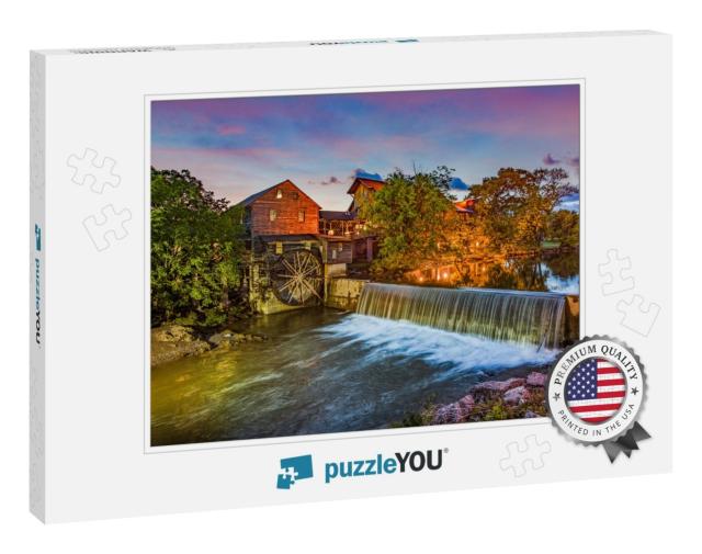 Pigeon Forge Tennessee Tn Old Mill... Jigsaw Puzzle