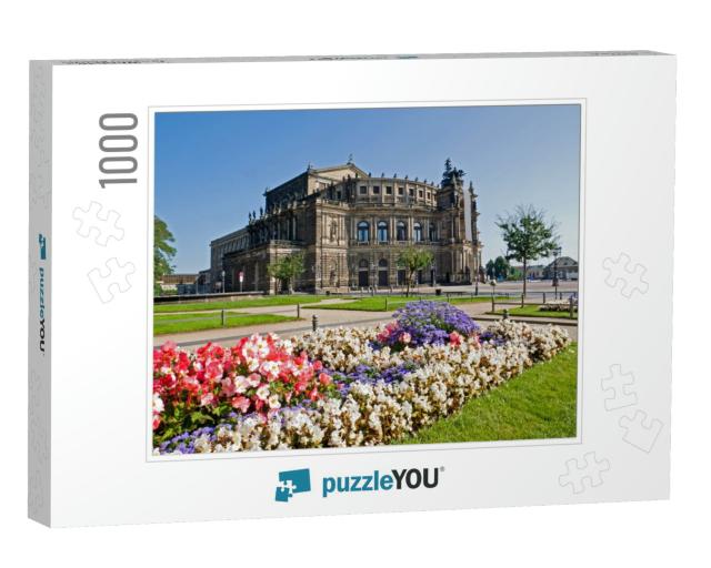 The Famous Semperoper in Dresden, Germany... Jigsaw Puzzle with 1000 pieces