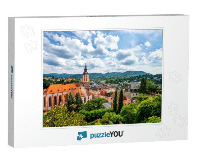 View Over Baden-Baden, Black Forest, Germany... Jigsaw Puzzle