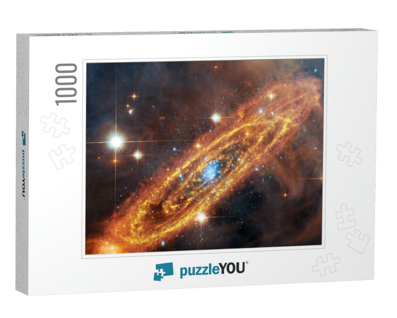 Universe Filled with Stars, Nebula & Galaxy. Elements of... Jigsaw Puzzle with 1000 pieces