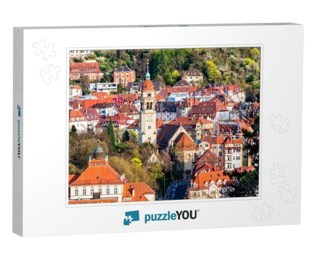 View of Stuttgart, Germany, from Viewpoint Karlshoehe wit... Jigsaw Puzzle