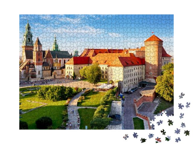Krakow - Wawel Castle At Day... Jigsaw Puzzle with 1000 pieces
