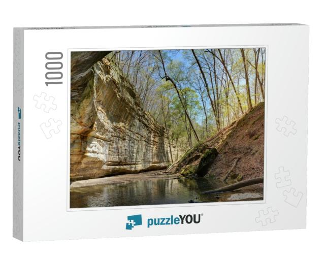 Kaskaskia Canyon Starved Rock State Park Illinois... Jigsaw Puzzle with 1000 pieces
