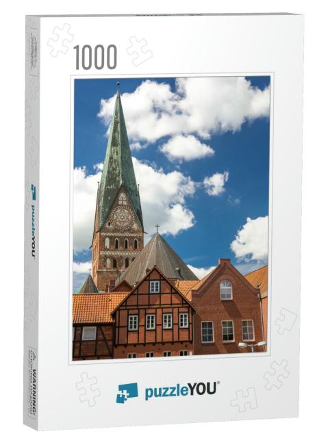 Traditional German Houses in Luneburg... Jigsaw Puzzle with 1000 pieces