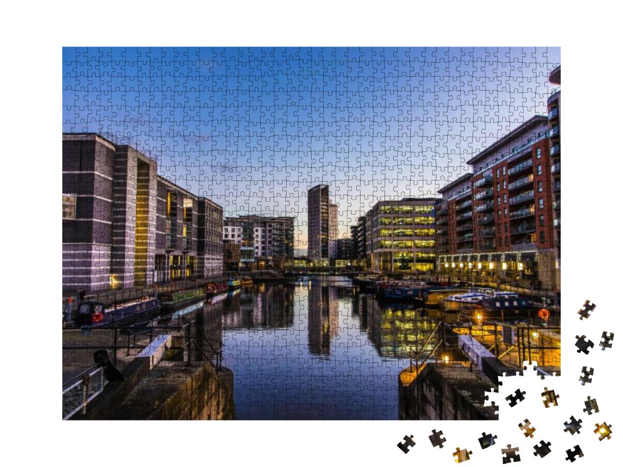 Leeds, Clarence Dock... Jigsaw Puzzle with 1000 pieces