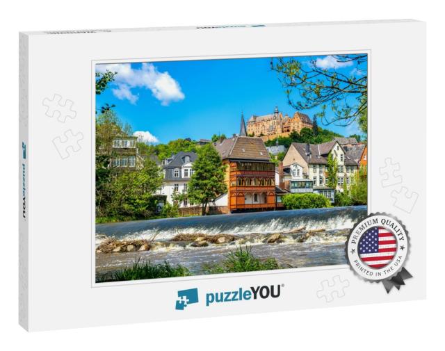 Marburg an Der Lahn, Old City, Germany... Jigsaw Puzzle