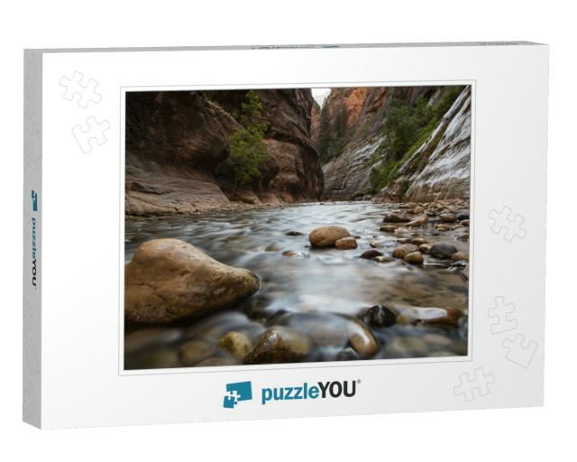The Narrows in Zion National Park... Jigsaw Puzzle