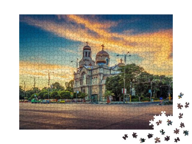 The Cathedral of the Assumption in Varna... Jigsaw Puzzle with 1000 pieces