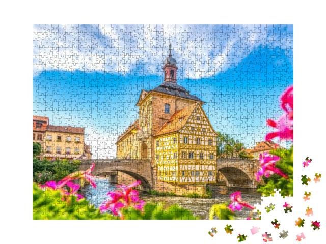 Bamberg, Town Hall... Jigsaw Puzzle with 1000 pieces