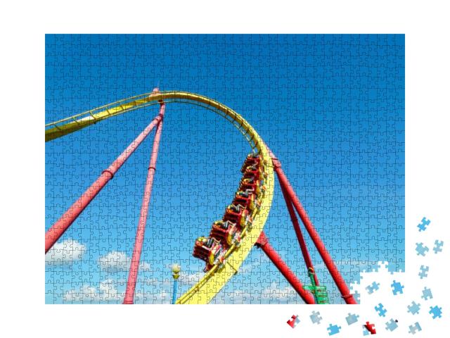 Roller Coaster Image... Jigsaw Puzzle with 1000 pieces