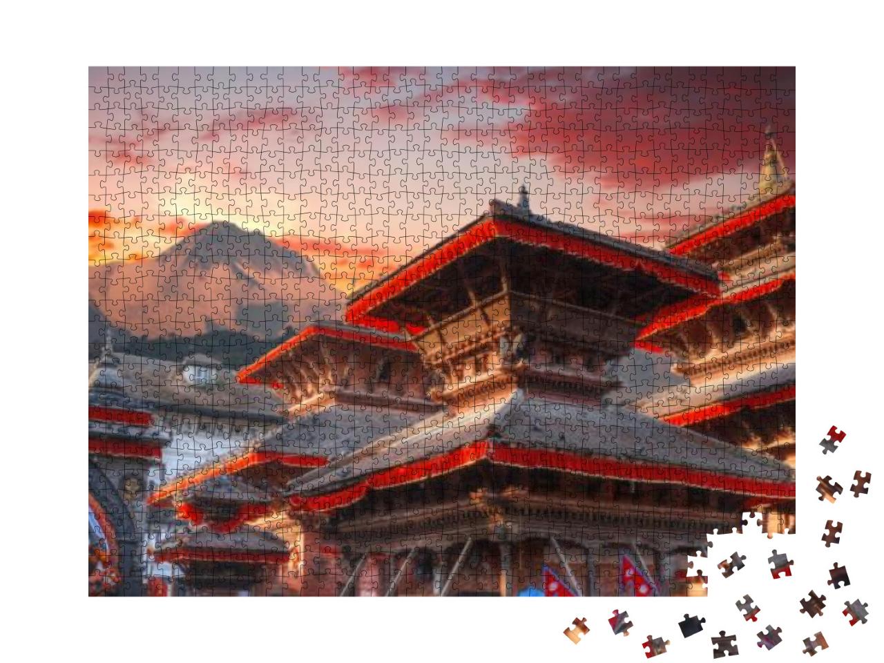 Patan. Ancient City in Kathmandu Valley. Nepal... Jigsaw Puzzle with 1000 pieces