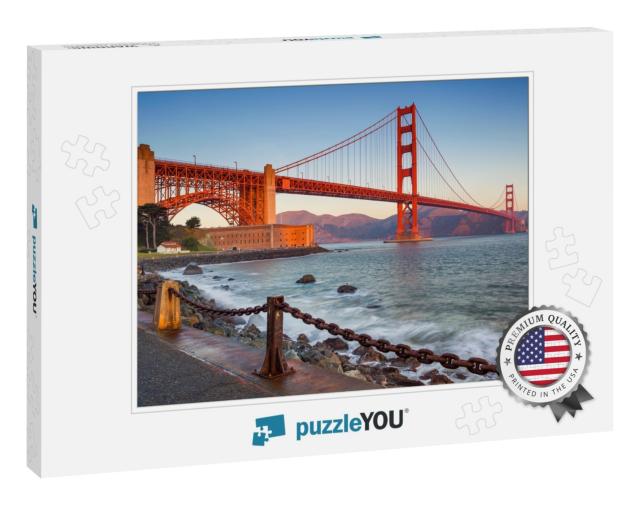 San Francisco. Image of Golden Gate Bridge in San Francis... Jigsaw Puzzle