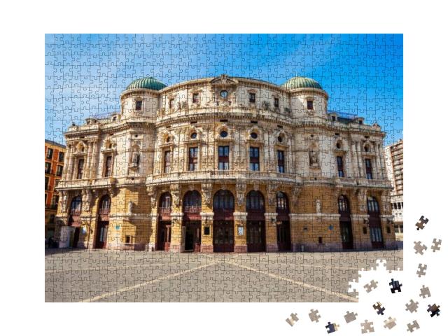 Arriaga Theater or Arriaga Teatro or Antzokia is an Opera... Jigsaw Puzzle with 1000 pieces