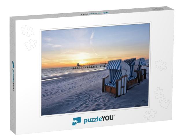 Beach of the Baltic Sea Resort Zingst... Jigsaw Puzzle