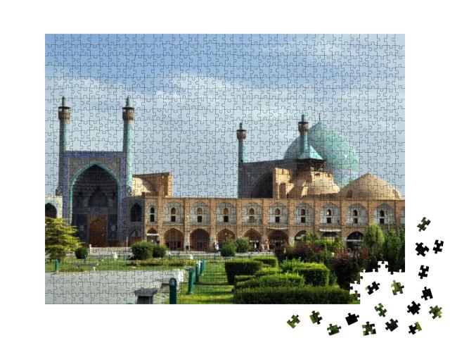 Esfehan Mosque... Jigsaw Puzzle with 1000 pieces