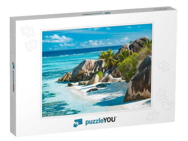 The Most Beautiful Beach of Seychelles - Anse Source Darg... Jigsaw Puzzle