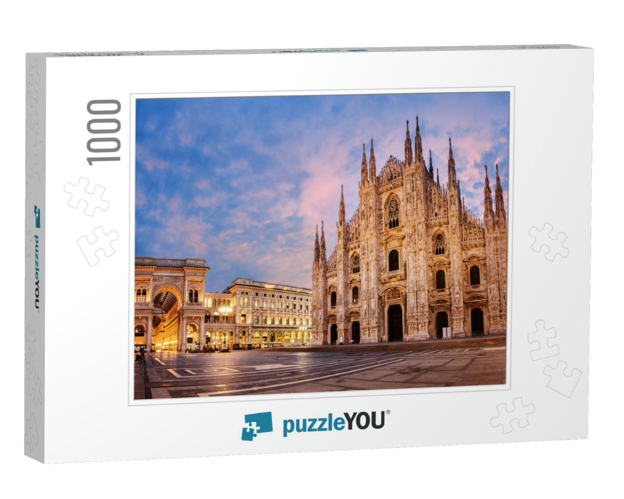 Milan Cathedral, Duomo Di Milano, Italy, One of the Large... Jigsaw Puzzle with 1000 pieces