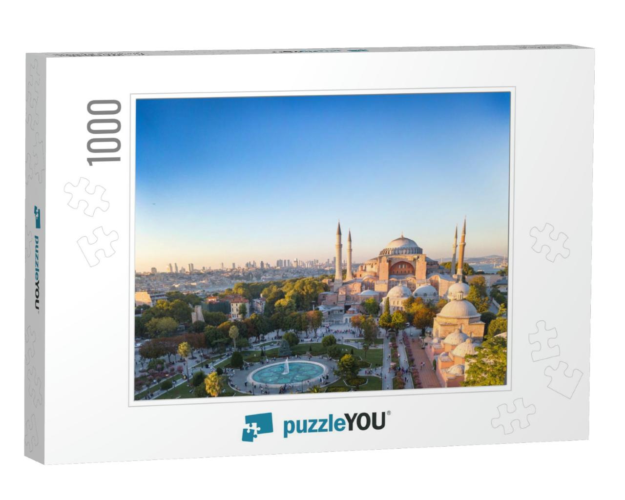 Hagia Sophia with the Great View of Bosporus.... Jigsaw Puzzle with 1000 pieces
