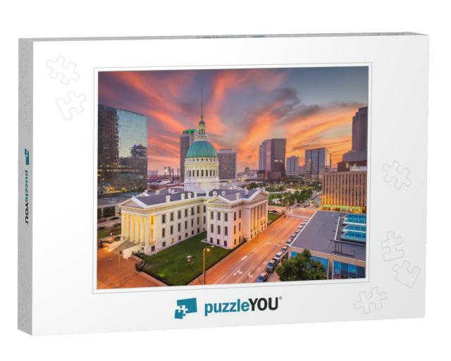 St. Louis, Missouri, USA Downtown Cityscape with the Old C... Jigsaw Puzzle