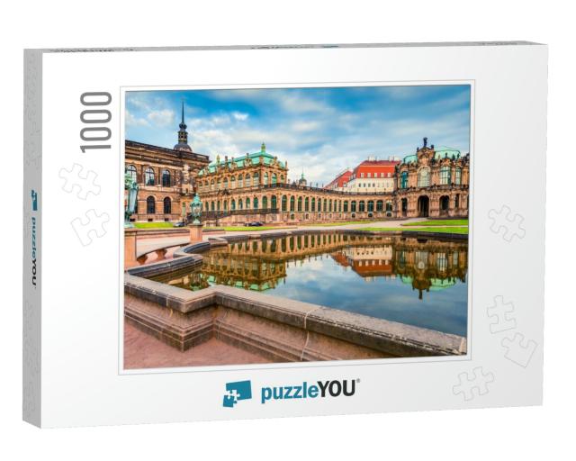 Exciting Morning View of Famous Zwinger Palace Der Dresdn... Jigsaw Puzzle with 1000 pieces