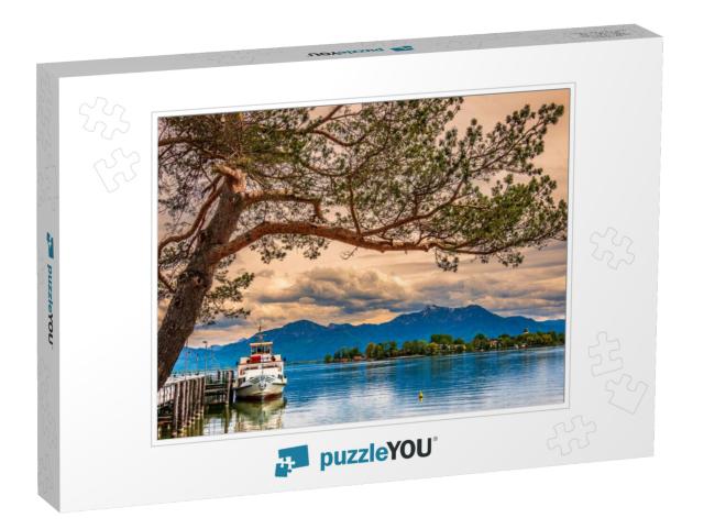 Landscape At Lake Chiemsee - Bavaria - Gstadt... Jigsaw Puzzle