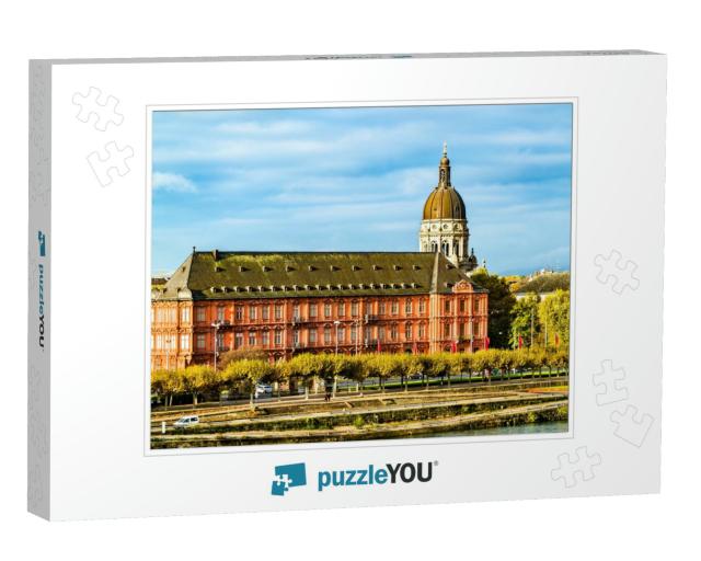 The Electoral Palace & the Christ Church in Mainz - Rhine... Jigsaw Puzzle