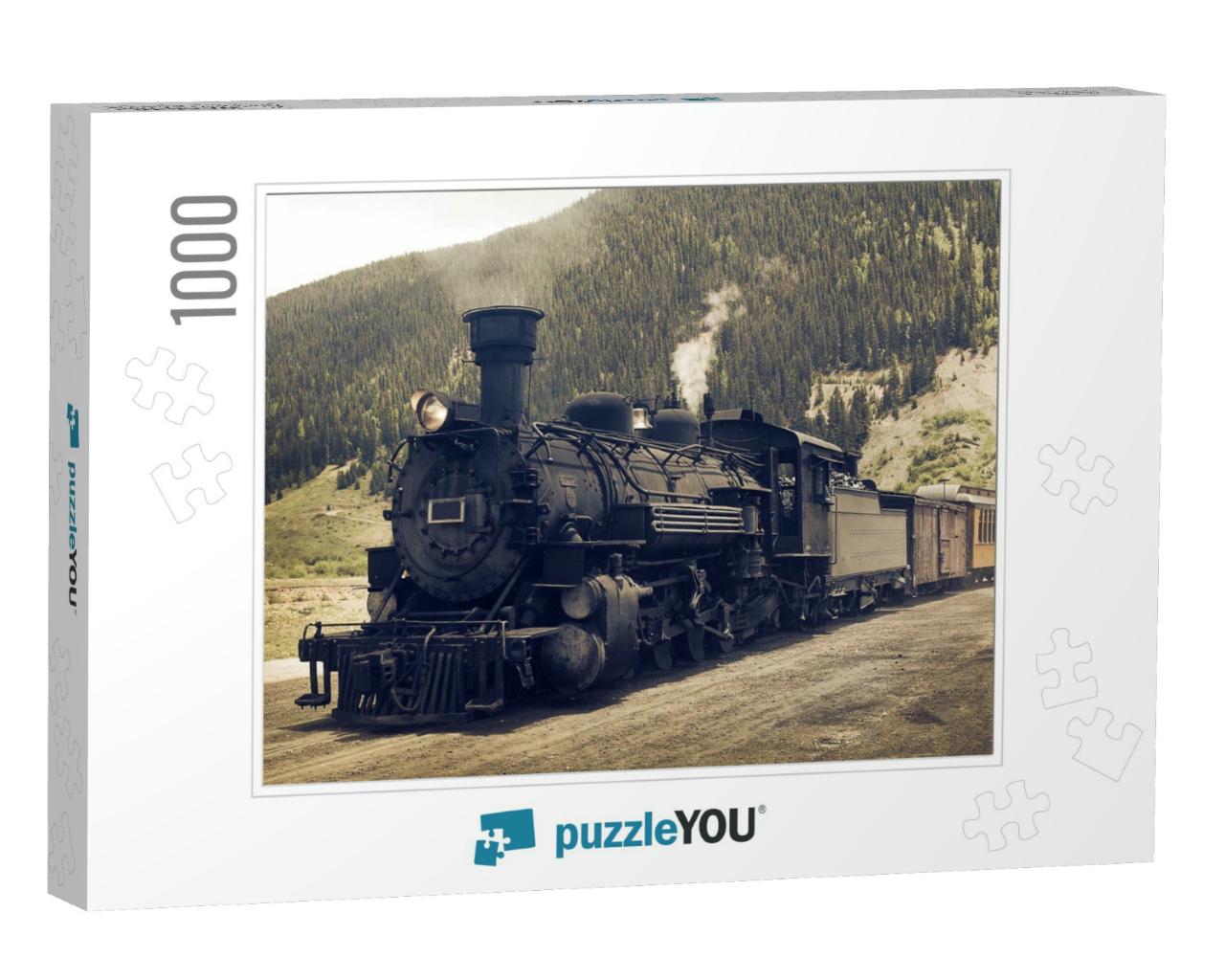 Vintage Steam Engine -Train... Jigsaw Puzzle with 1000 pieces