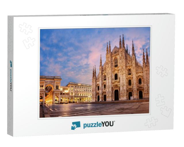 Milan Cathedral, Duomo Di Milano, Italy, One of the Large... Jigsaw Puzzle