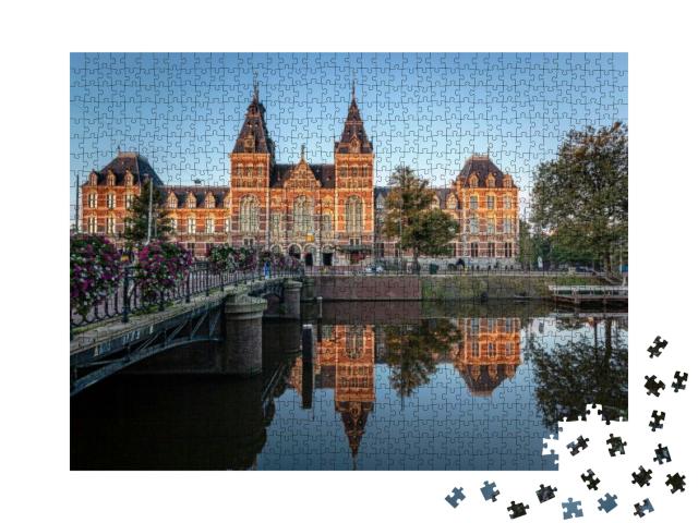 The Rijksmuseum is a Netherlands National Museum Dedicate... Jigsaw Puzzle with 1000 pieces