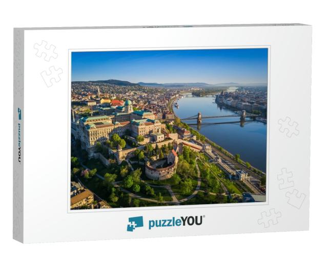 Budapest, Hungary - Beautiful Aerial Skyline View of Buda... Jigsaw Puzzle