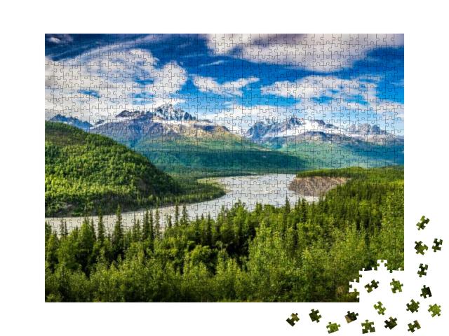 Chugach Alaska Range... Jigsaw Puzzle with 1000 pieces