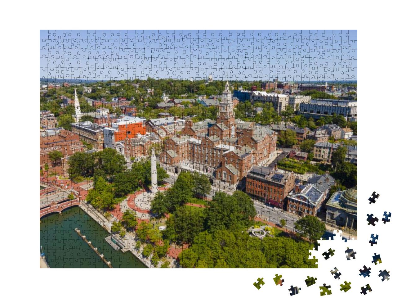 Providence County Courthouse Building Aerial View Includi... Jigsaw Puzzle with 1000 pieces