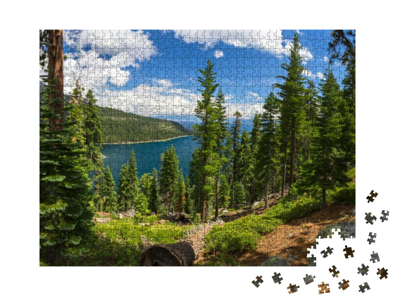 Emerald Bay, Lake Tahoe... Jigsaw Puzzle with 1000 pieces