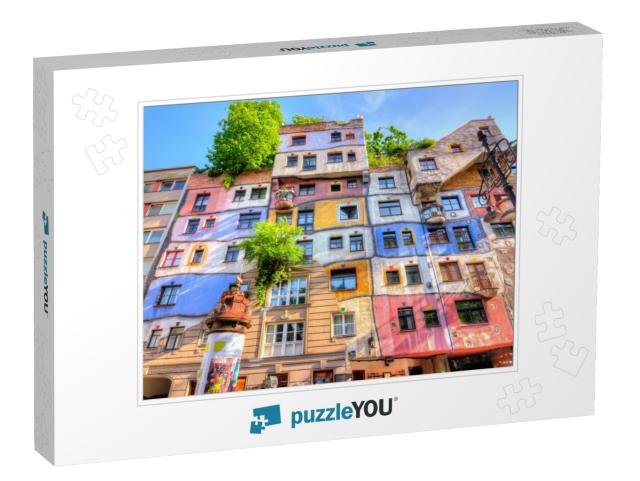 Hundertwasser House in Vienna, Austria... Jigsaw Puzzle