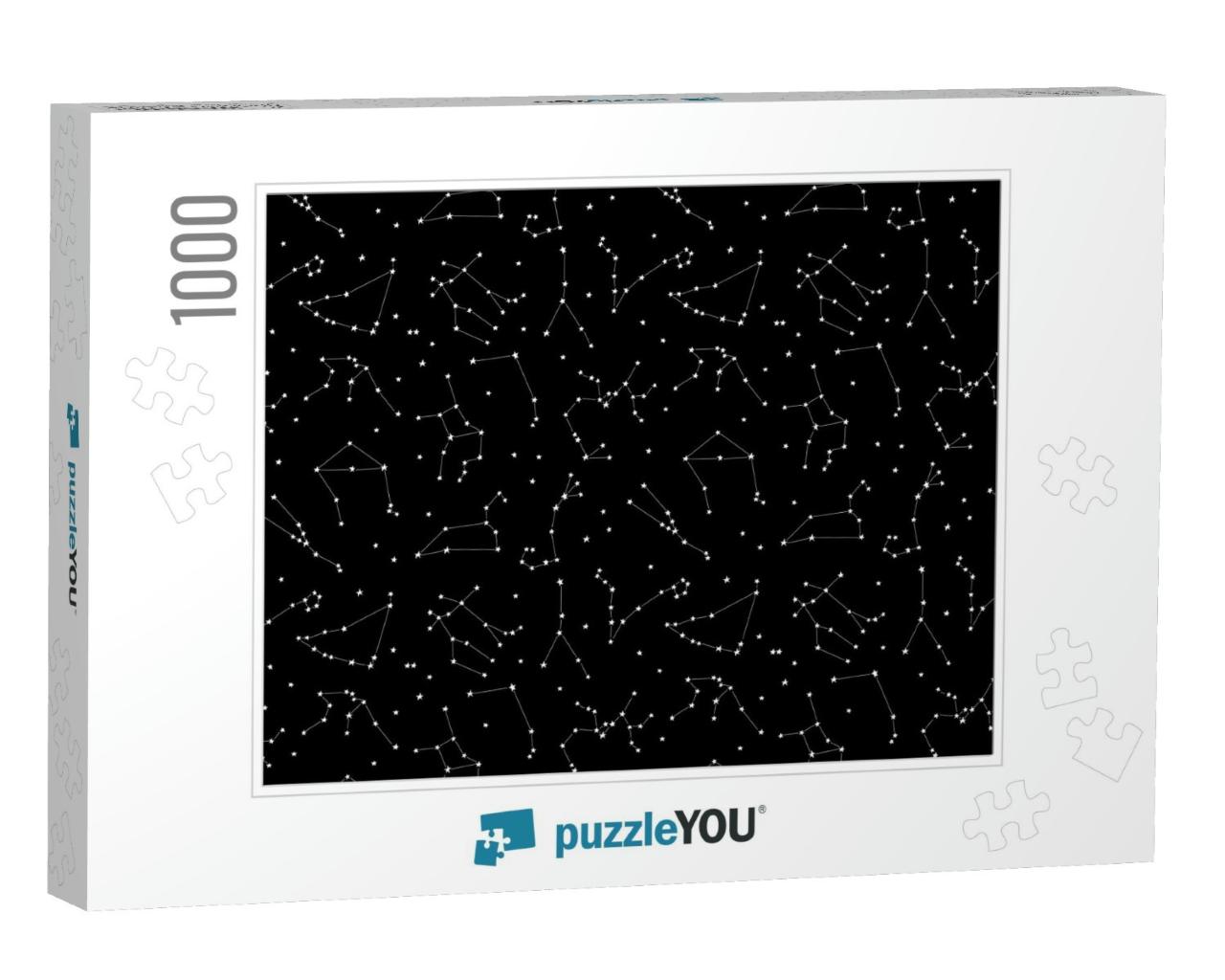 Zodiac Constellations Pattern... Jigsaw Puzzle with 1000 pieces