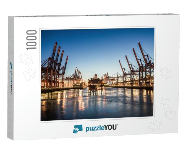 City of Hamburg, Germany... Jigsaw Puzzle with 1000 pieces