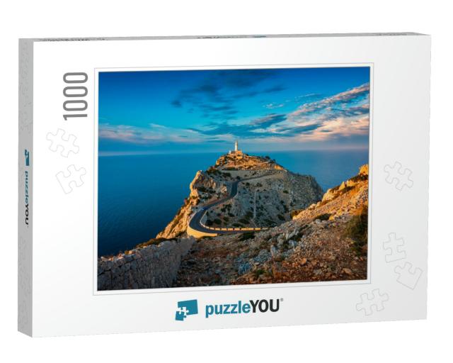 Lighthouse of Cap De Formentor Mallorca Spain Around Suns... Jigsaw Puzzle with 1000 pieces