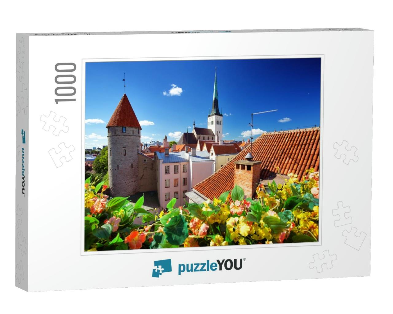 View to Old Tallinn in Middle Summer... Jigsaw Puzzle with 1000 pieces