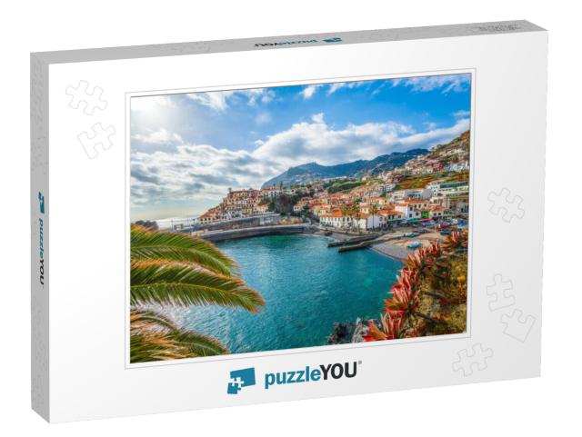 Camara De Lobos, Panoramic View, Madeira Island, Portugal... Jigsaw Puzzle