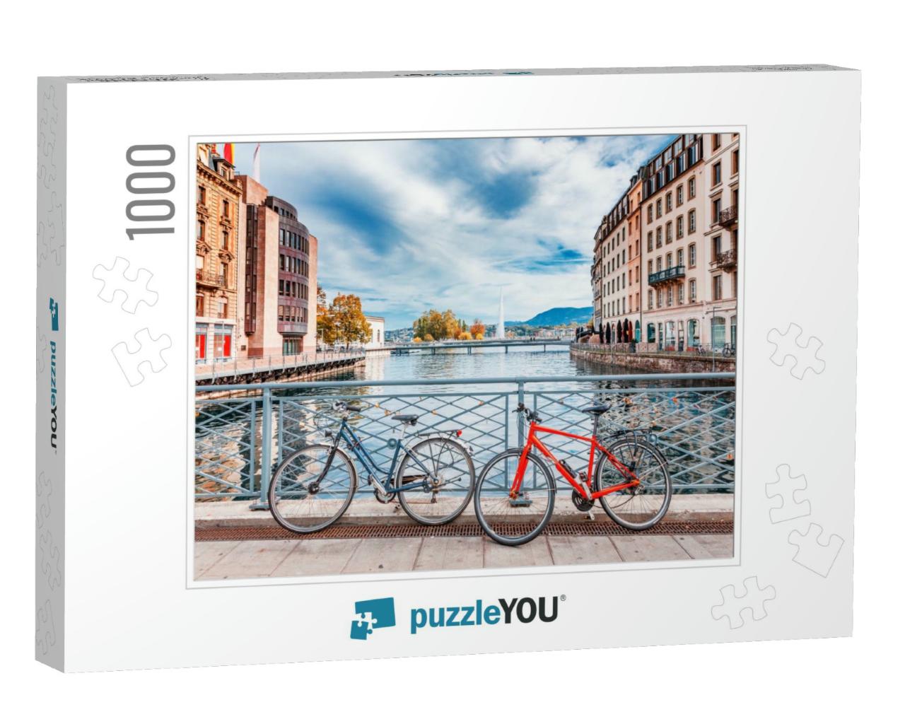 Switzerland, Geneva City. Classical View of Swiss Famous... Jigsaw Puzzle with 1000 pieces