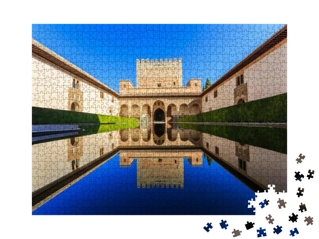 Alhambra of Granada, Spain... Jigsaw Puzzle with 1000 pieces