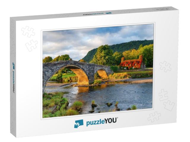 Autumn At Llanrwst Bridge in North Wales... Jigsaw Puzzle